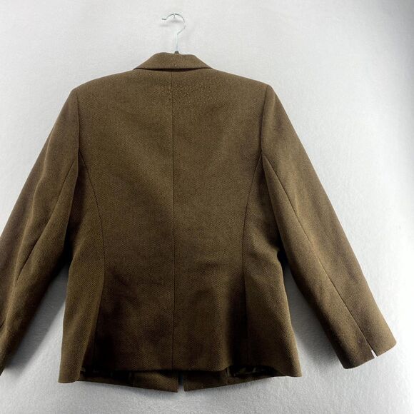 Le Suit Brown Business Work Blazer Womens Size 10 - Picture 3 of 10